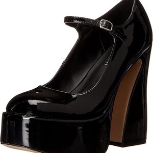 Madden Girl Klhoie Black Patent Heels